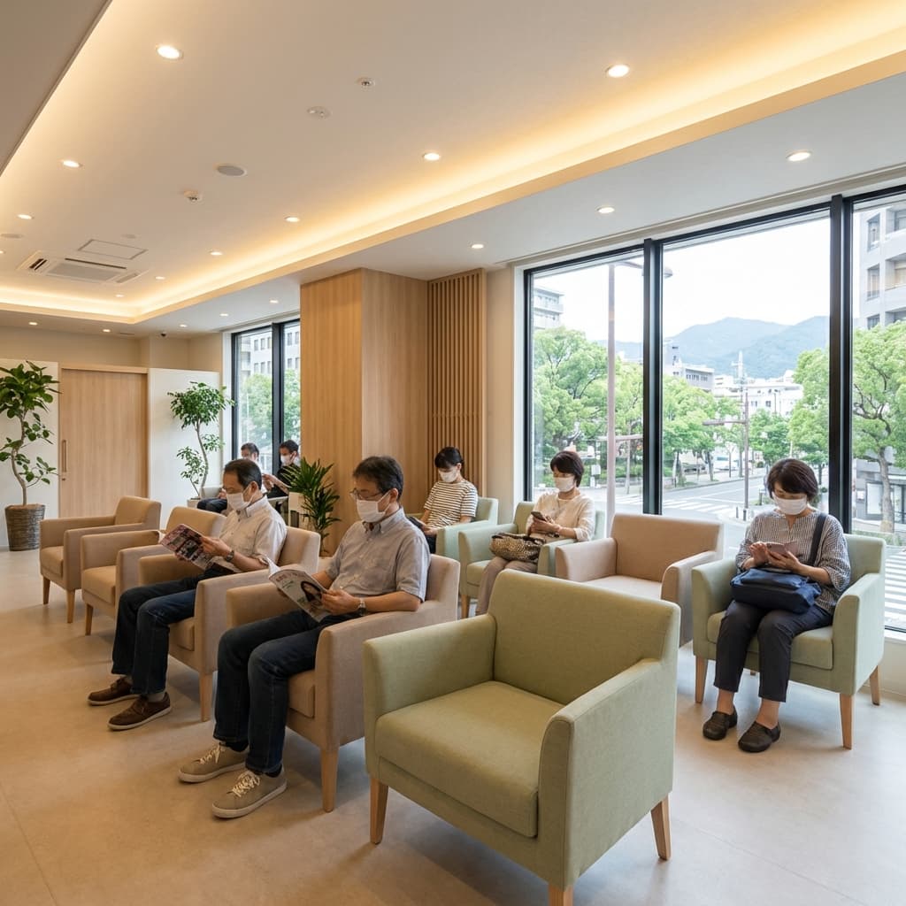 クリニック待合室リニューアル