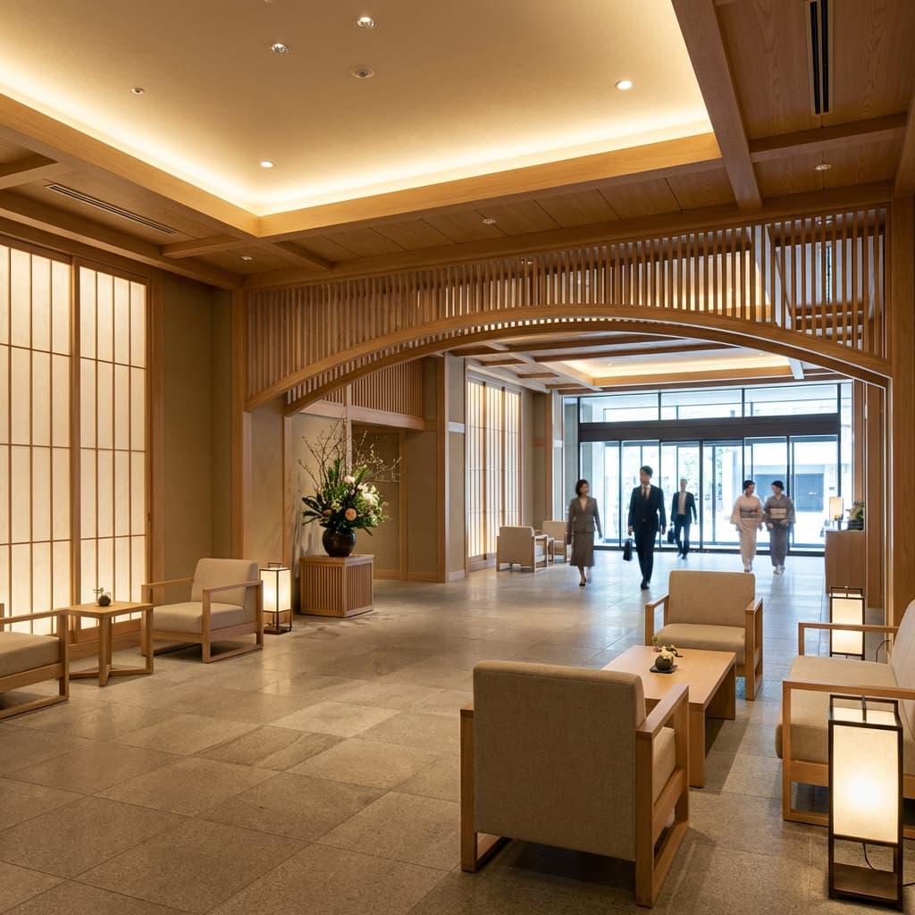 大阪市内ホテルロビー改装